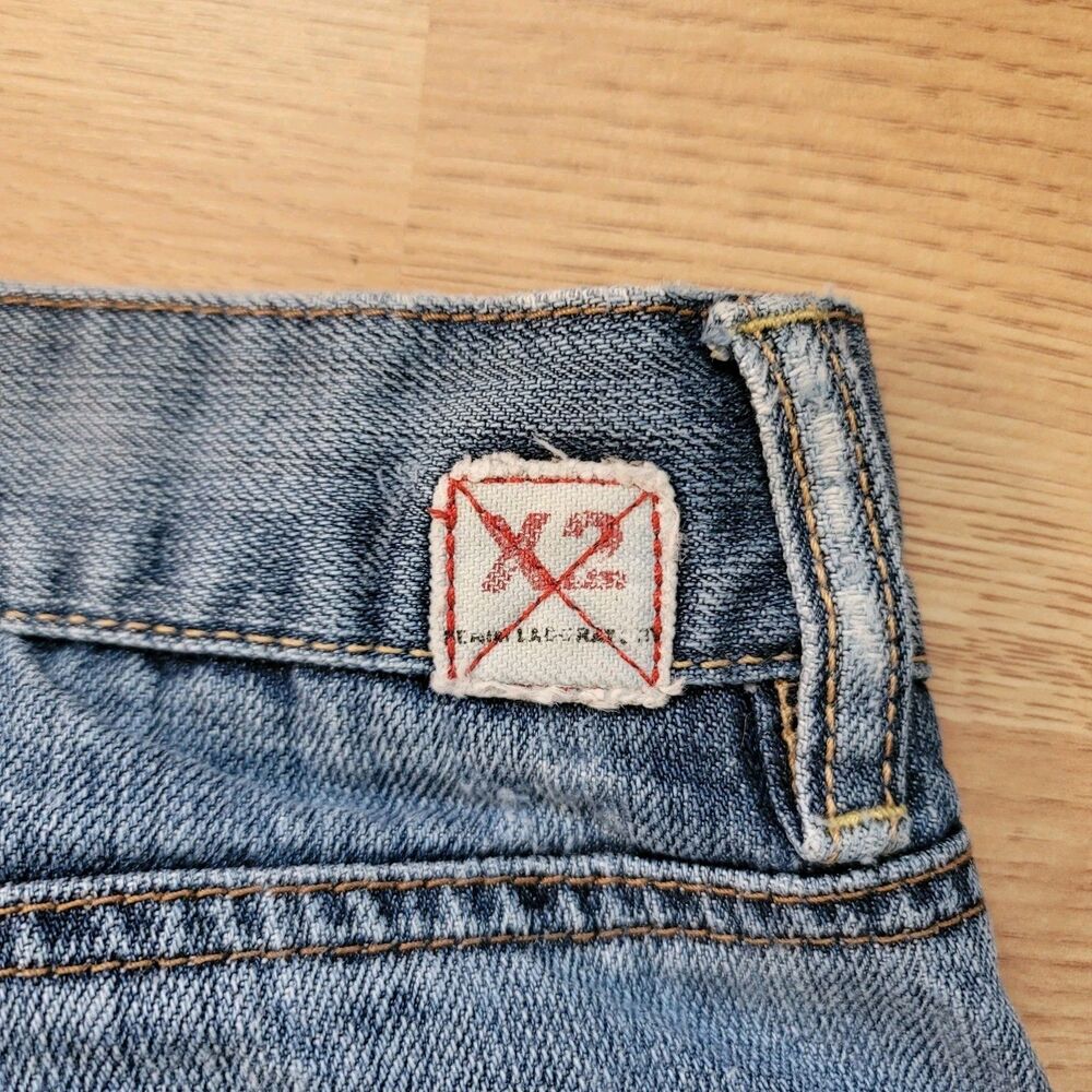 Vintage X2 Denim Laboratory Jeans Women’s Size 6 Flare Leg Distressed - Picture 5 of 9
